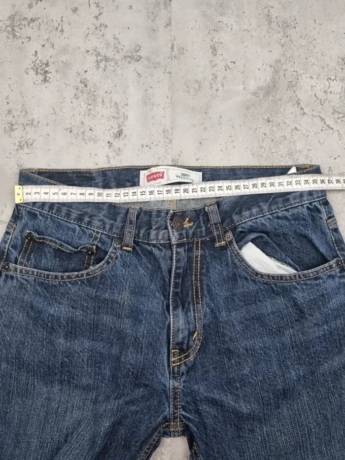 Jeans Levi’s 505 bleu – Taille 36 Femme / 26 US (mesures en photos) - photo numéro 6