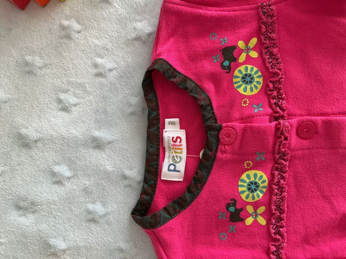 gilet léger rose la compagnie des petits 9 mois - photo numéro 7