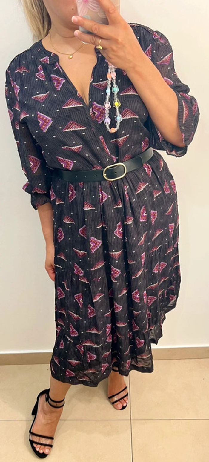 Robe Calliope  Ba&sh Imprimée Taille 38 - photo numéro 4