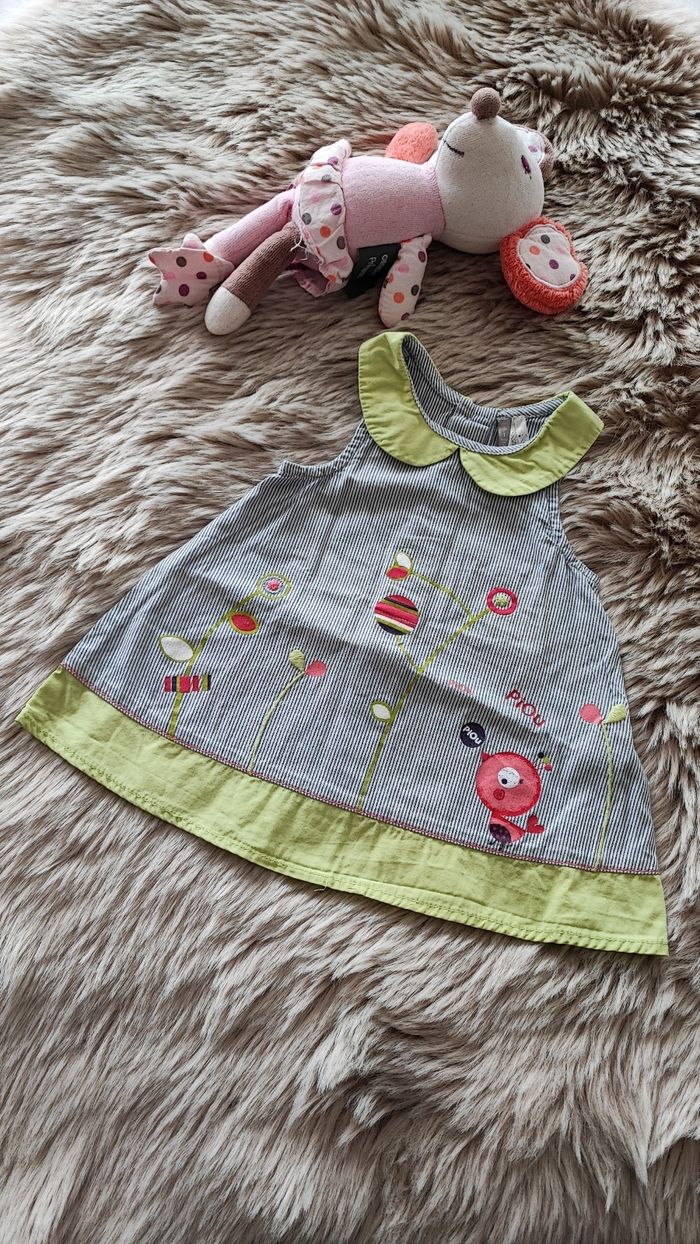 Robe été grise verte orchestra 1 mois