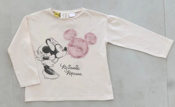 T shirt Minnie zara 2/3 ans manches longues