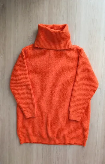 Pull col roulé