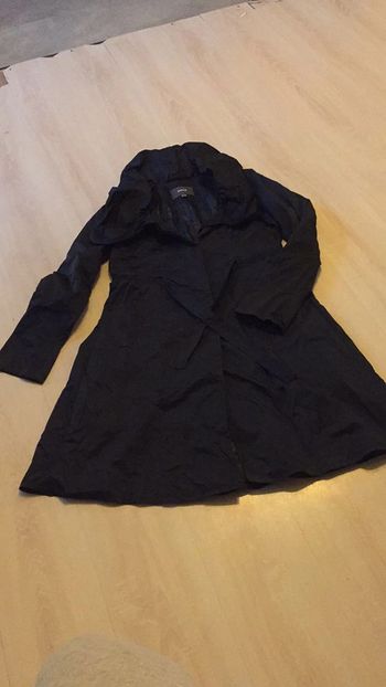 Veste longue trench coat