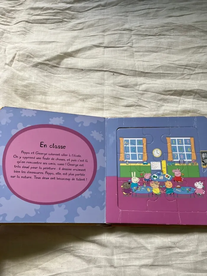 Livre enfant – Peppa Pig : Mon petit livre puzzle (5 histoires + puzzles) - photo numéro 10