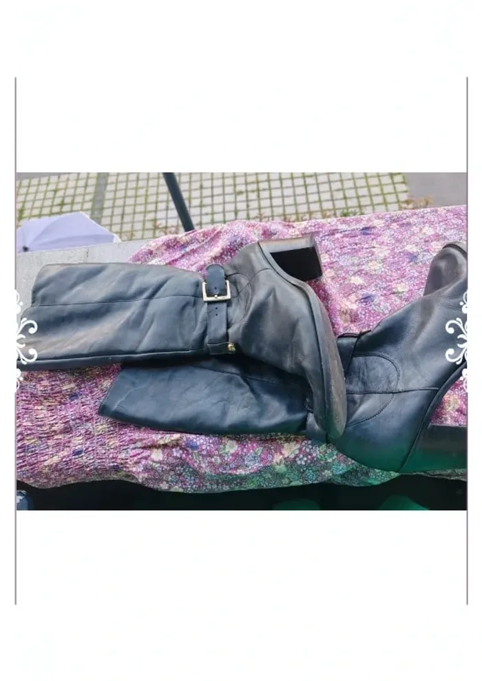 Bottes cuir Jorge Bischoff - photo numéro 2