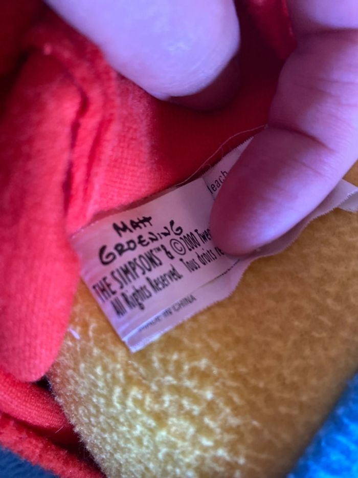 Peluche Simpsons Bart 60cm - photo numéro 2