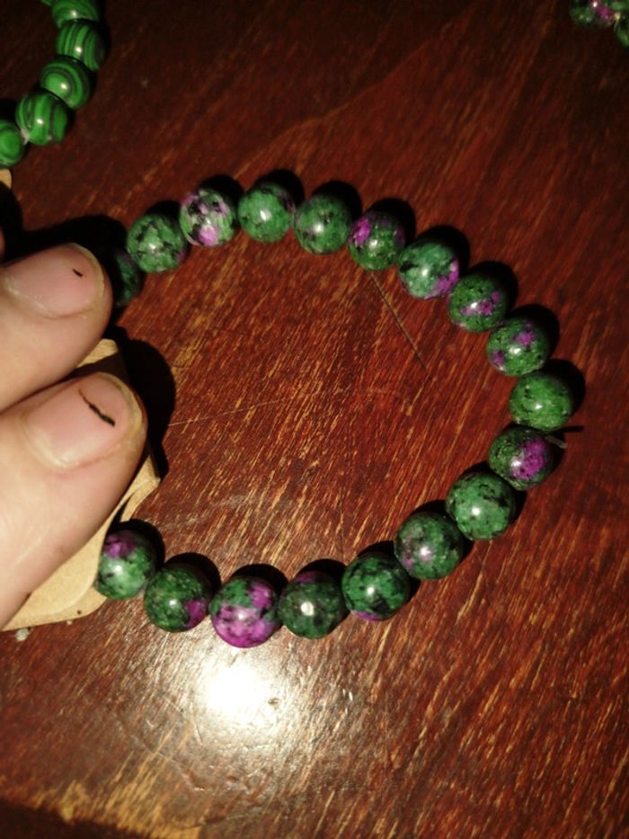 Bracelet épidolite zoisite - photo numéro 3