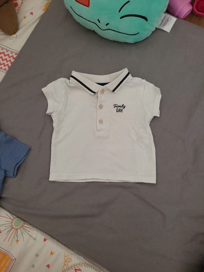 Lot de 2 polos sans manches 3 mois été - photo numéro 3