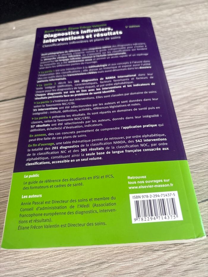 Diagnostics infirmiers, interventions et résultats - photo numéro 2