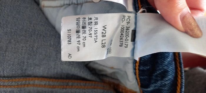 Jean Levi's 501 W28 L28 bleu - photo numéro 7