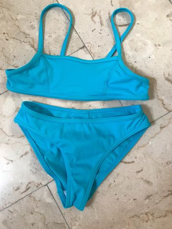 Maillot de bain bleu turquoise 10 Ans