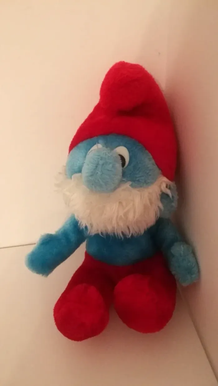 Peluche grand schtroumpf