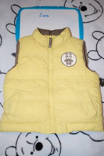 Doudoune sans manche réversible