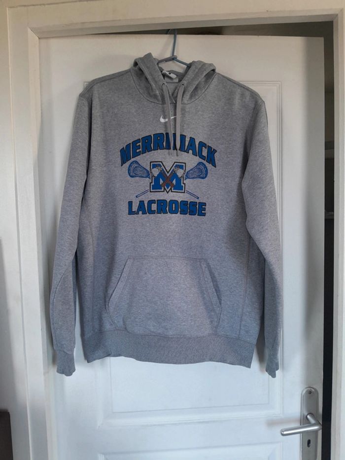 Sweat capuche brodé Nike imprimé  Merrimack M Lacrosse
