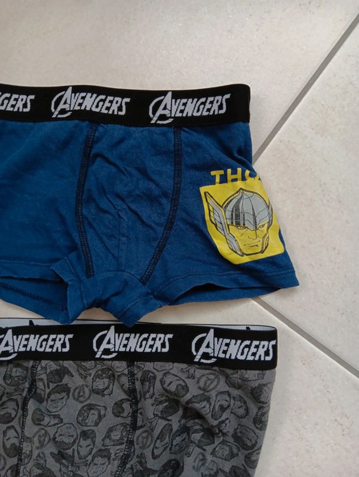 Caleçons Avengers taille 6-8 ans - photo numéro 2