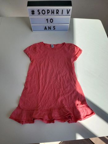 Tunique rose 10 ans
