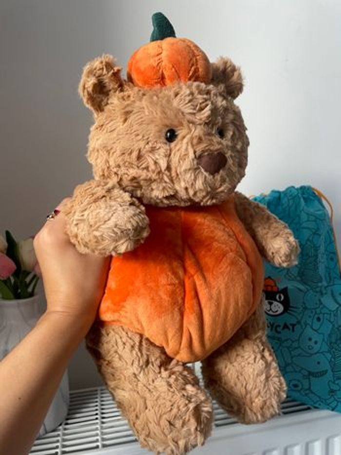 Peluche jellycat Ours Bartholomew Citrouilles 🎃 - photo numéro 4
