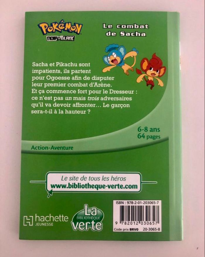 Livre Pokémon bibliothèque verte Tome 3 - photo numéro 2