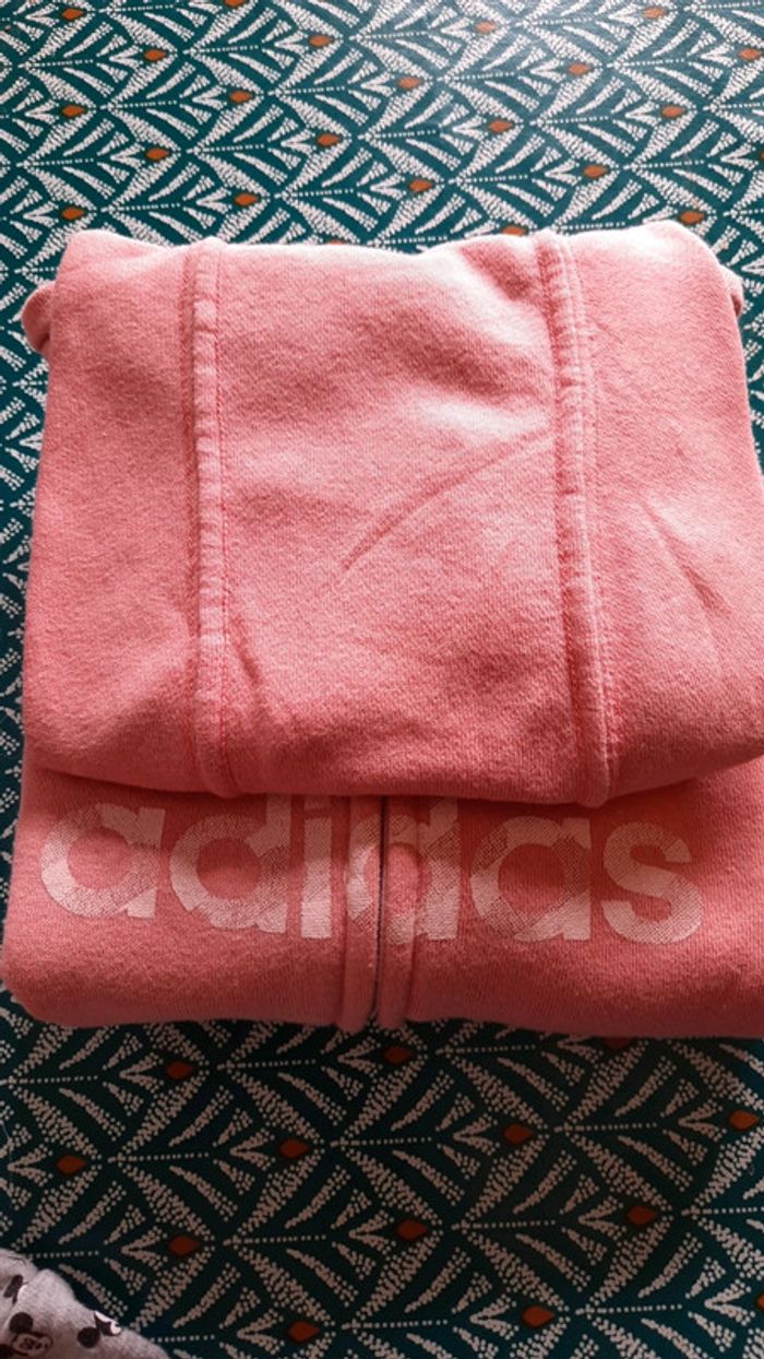 Veste adidas a capuche et zip - photo numéro 6