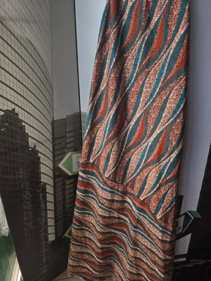 Robe en wax à fines bretelles – élégante de M à XL - photo numéro 2