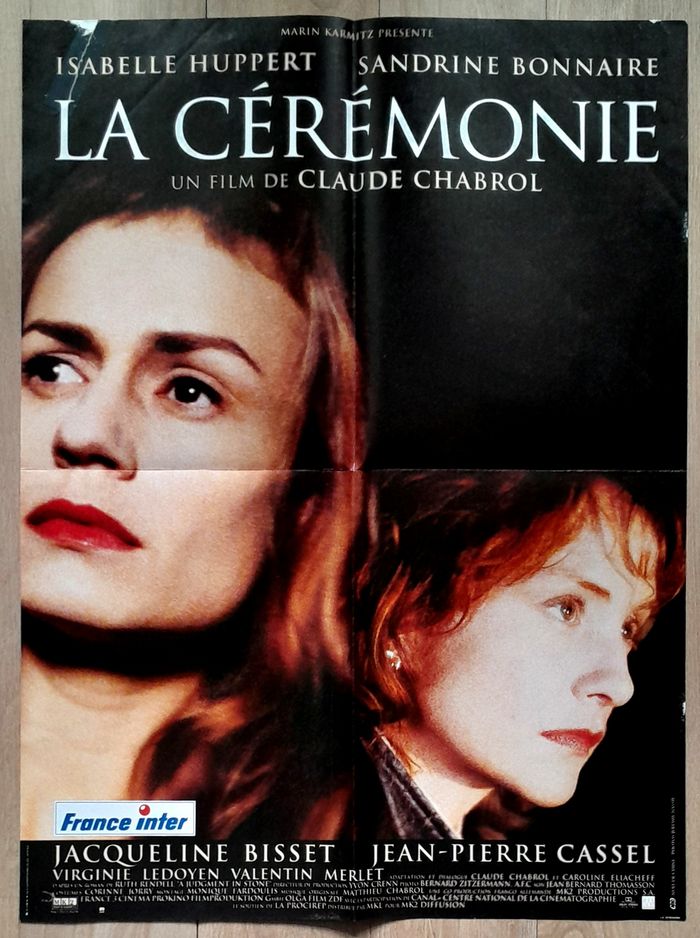 Affiche film cinéma la cérémonie isabelle huppert claude chabrol