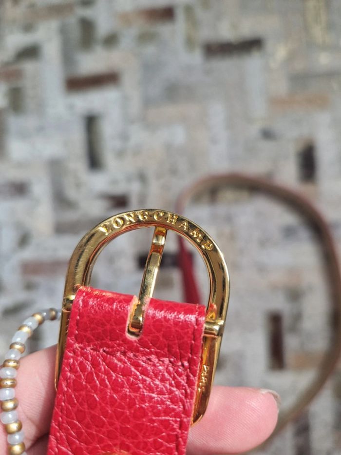 Ceinture longchamp rouge - photo numéro 7