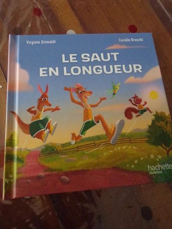 Livre macdo Le saut en longueur  Virginie Grimaldi