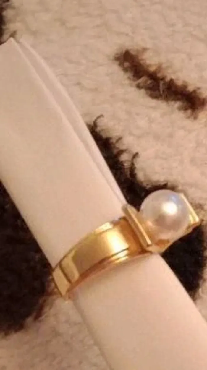 Bague élégante pierre synthétique et strass - photo numéro 4
