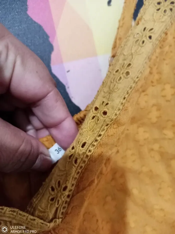 Chemise de nuit en plumetis imprimee - photo numéro 3