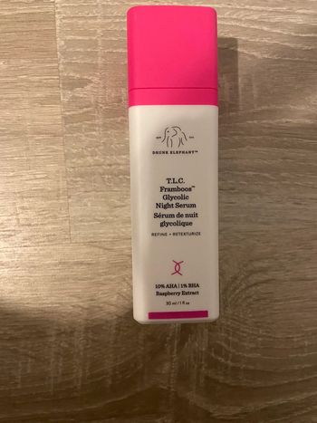 Tlc framboos drunk elephant serum glycolique nuit