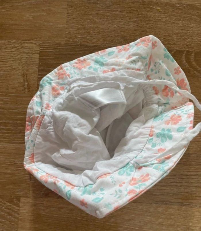 Combi short + chapeau C&A bébé fille - photo numéro 5