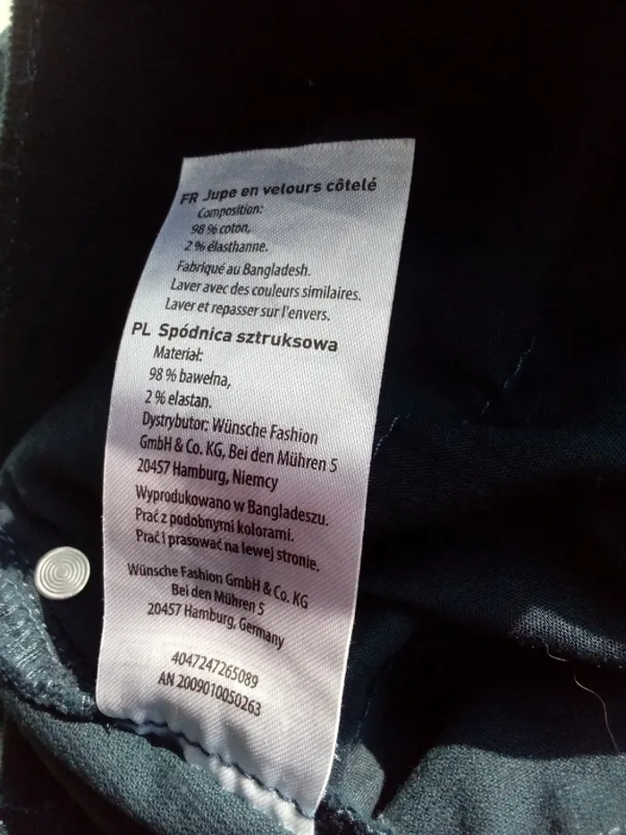 Jupe en velours côtelé 44 - photo numéro 8