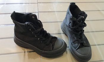 Basket haute a lacets fille