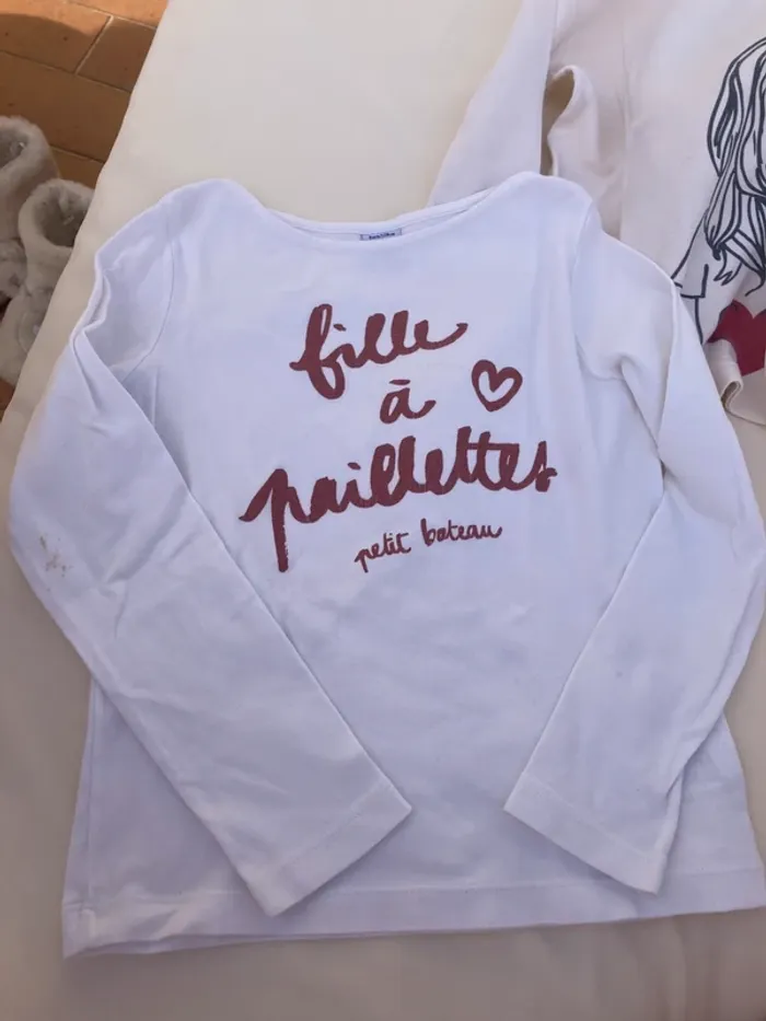 Petit Bateau 4 t-shirts 8 ans - photo numéro 7