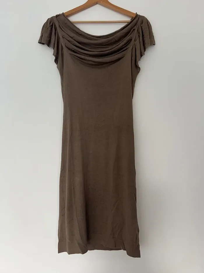 Robe longue drapée femme Esprit - photo numéro 2
