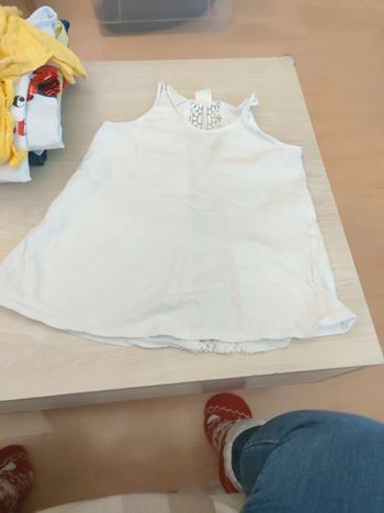 Débardeur dentelle dos Zara 8 ans