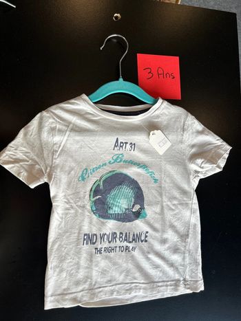 Teeshirt manche courte blanc