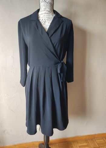 Robe portefeuille Vila noire taille 40