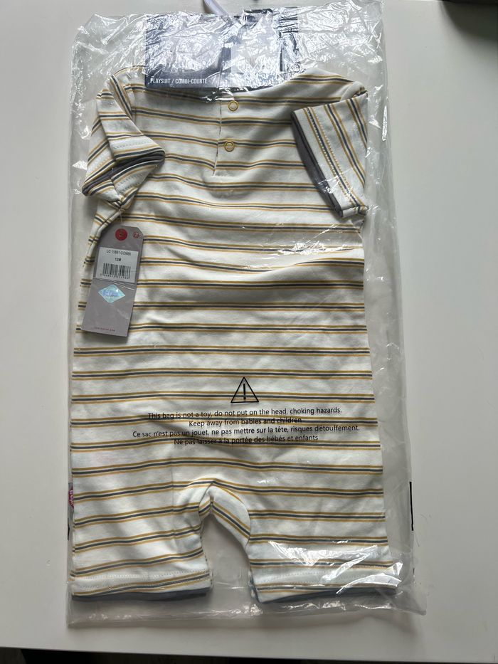 Combi courte bébé – Marque Lee Cooper – Taille 12 mois - photo numéro 2