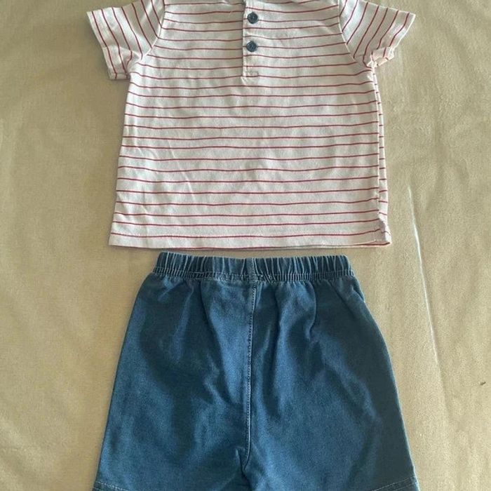 🌟 Ensemble t-shirt et short enfant "Summer Trucks" 🌟 - photo numéro 2