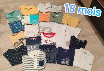 Lot tee-shirts 18mois