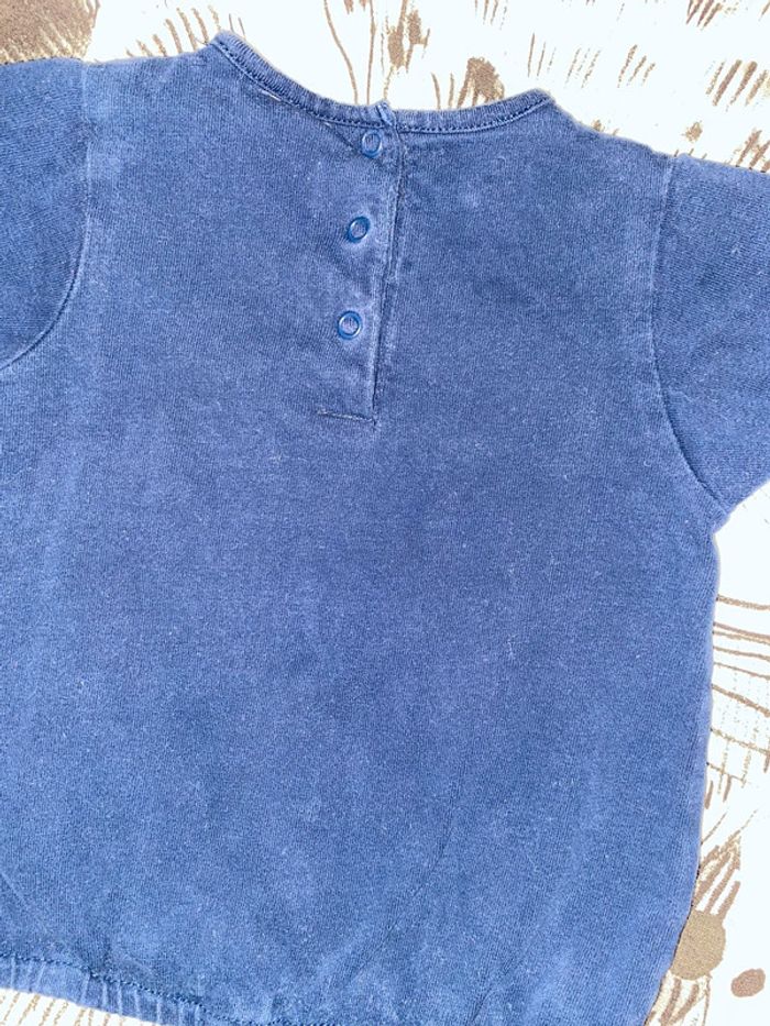 Ensemble pantalon t-shirt, taille 12 mois, marque Dpam. - photo numéro 5