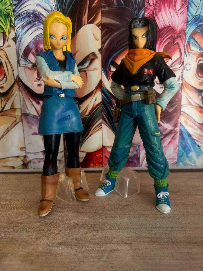 Figurines Dragon Ball Z C 17 et C 18