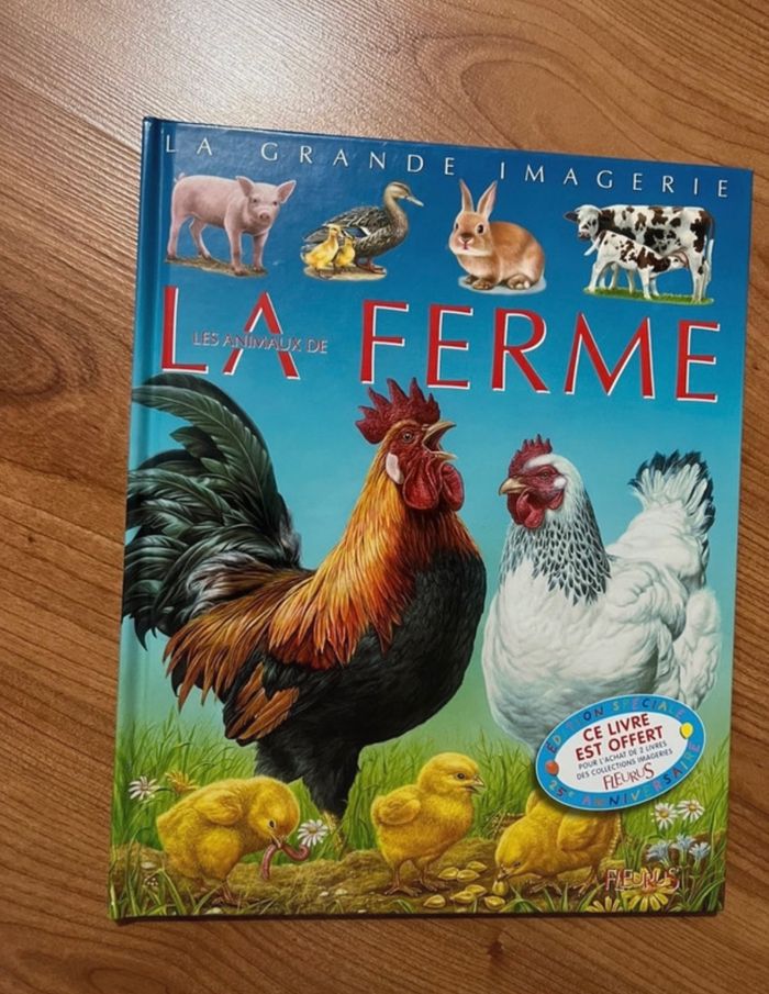Livre les animaux de la ferme - Fleurus | Beebs