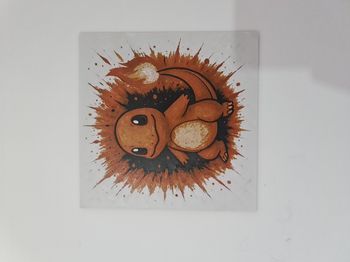 Tableau Salamèche Pokémon déco