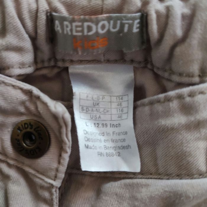 Pantalon Cargo beige La Redoute 5 ans - photo numéro 2