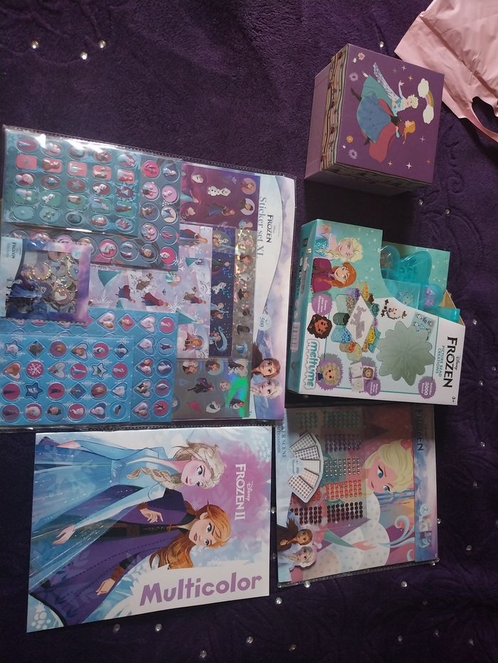 Lot activités frozen - photo numéro 2