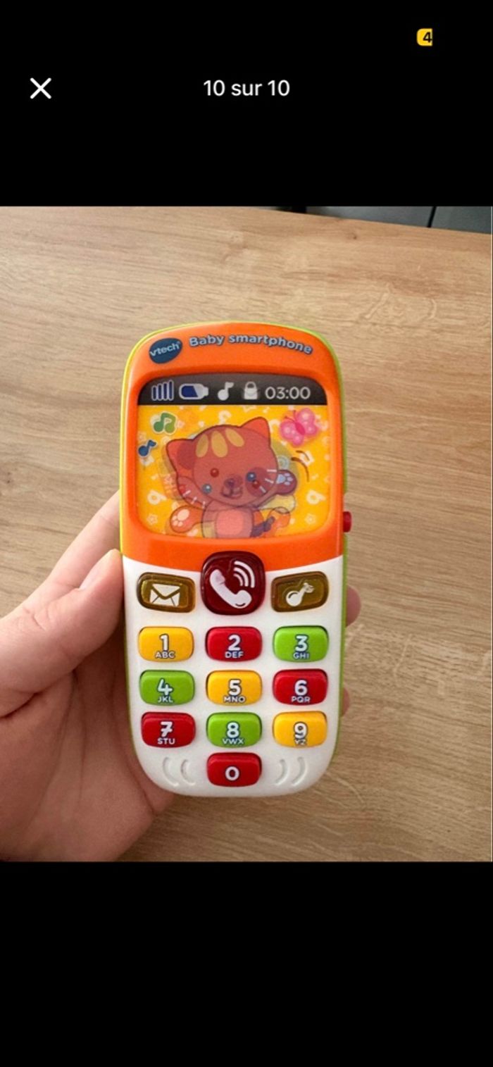 Téléphone baby smartphone vtech enfant