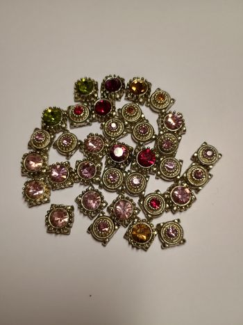 Lot de perles avec strass pour créations bijoux