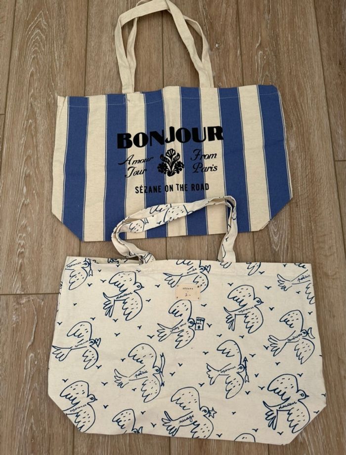 Lot totes bag Sézane